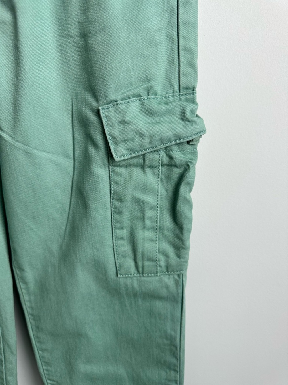 Levi’s Mint Green Cargo Pants Trendy Cotton Everyday Playwear Unisex Size 12R - Picture 5 of 13